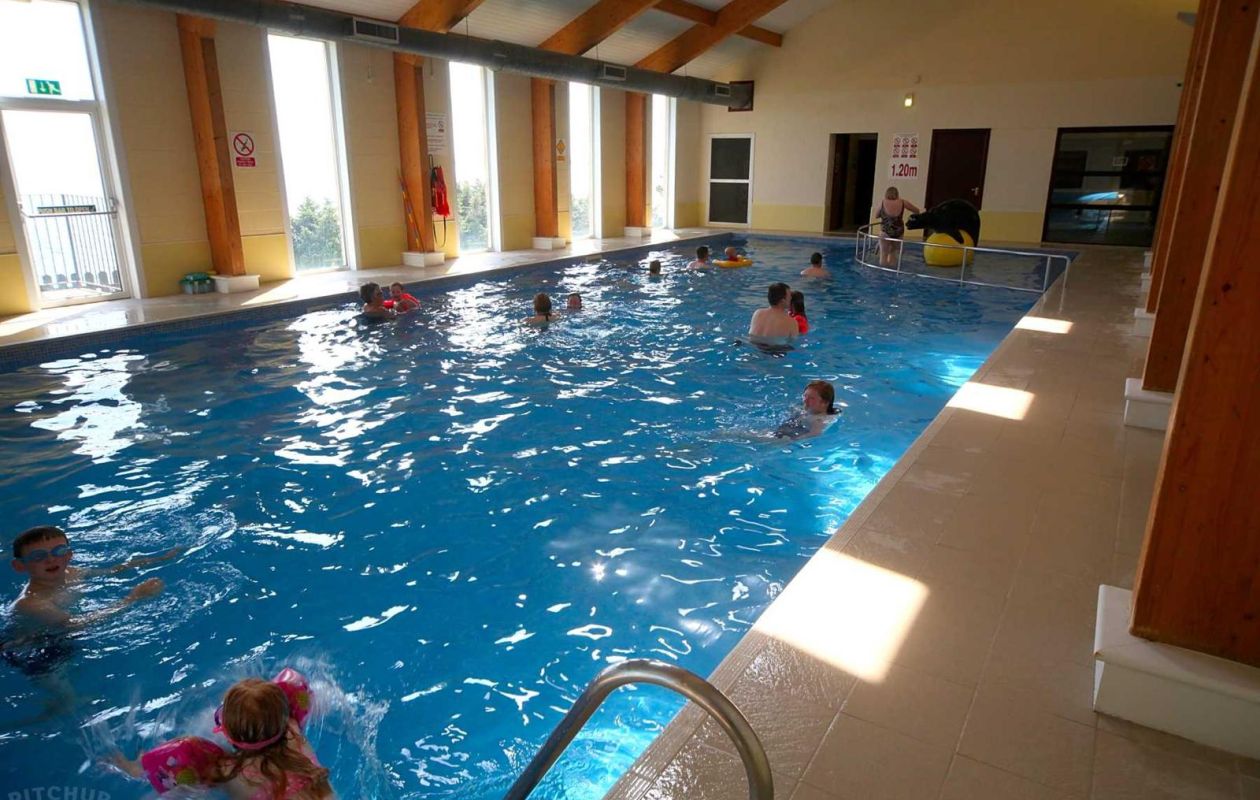 Swimming pool at Auchenlarie Holiday Park