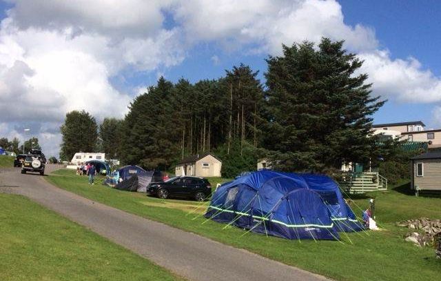 Grass Pitches at Auchenlarie Holiday Park