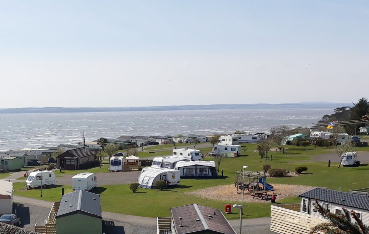 Hard standing touring pitches at Auchenlarie Holiday Park